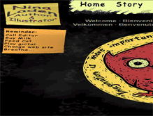 Tablet Screenshot of ninaladen.com